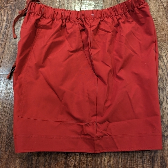 Shorts, Athletic Fit fast dry, Woman's Red Shorts, Plus Size 2x - Picture 4 of 7
